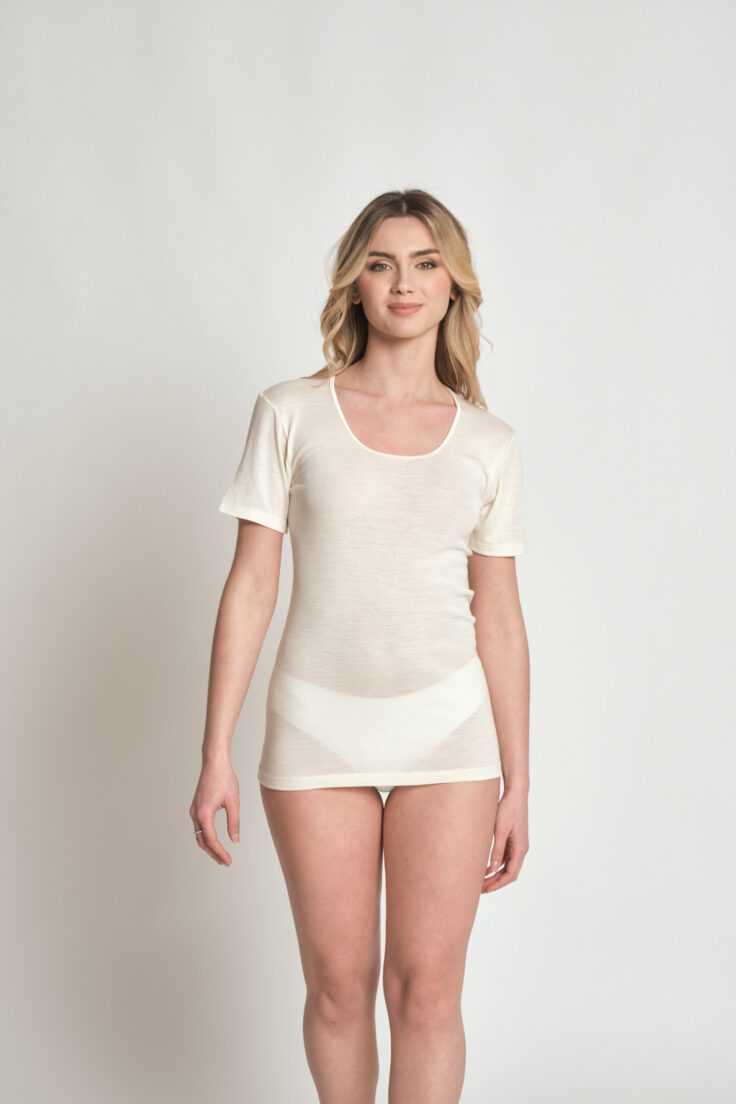 Maglia Mezza Manica - Lana Seta